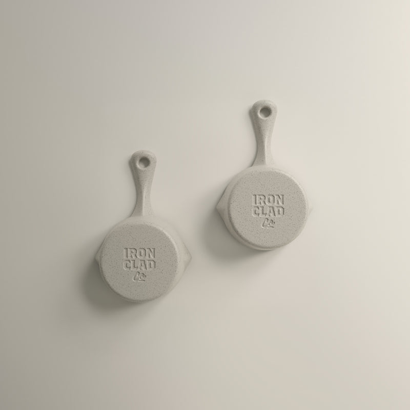 10cm Salt Stone Satin Enamel Junior Twin Set