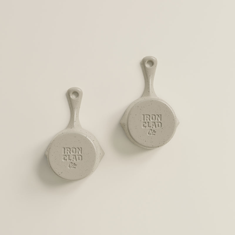 10cm Salt Stone Satin Enamel Junior Twin Set