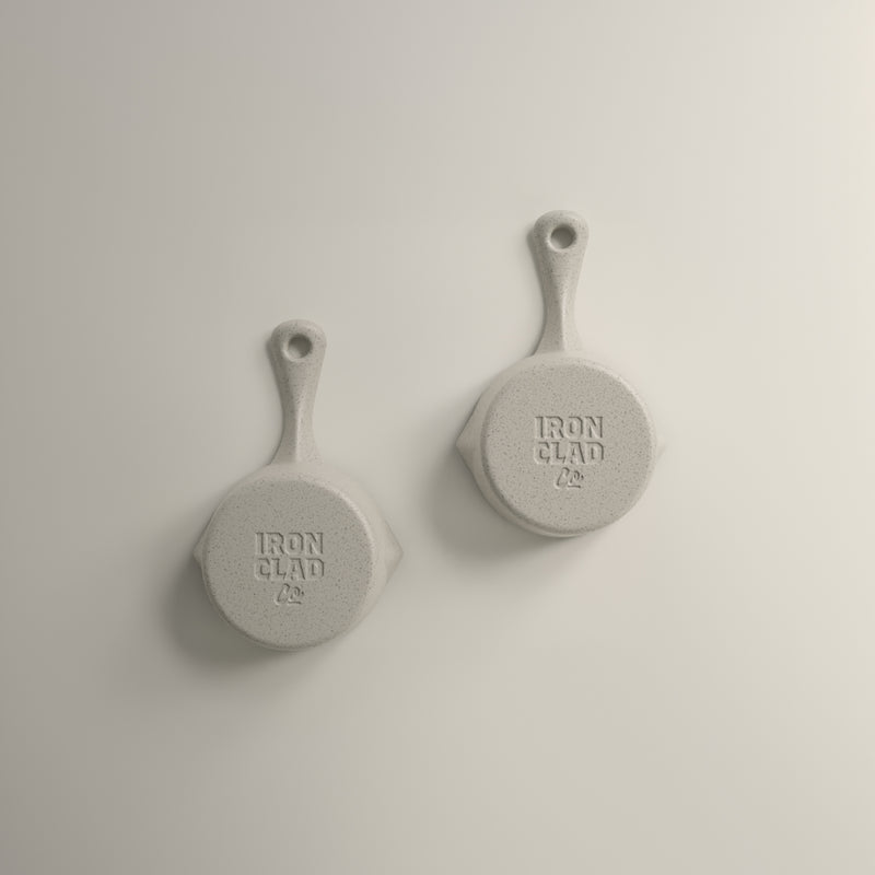 10cm Salt Stone Satin Enamel Junior Twin Set