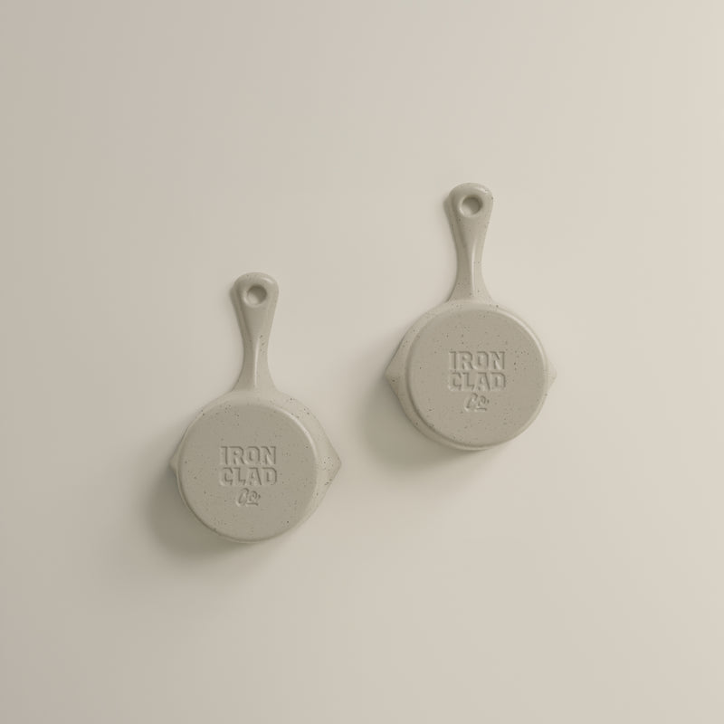 10cm Salt Stone Satin Enamel Junior Twin Set