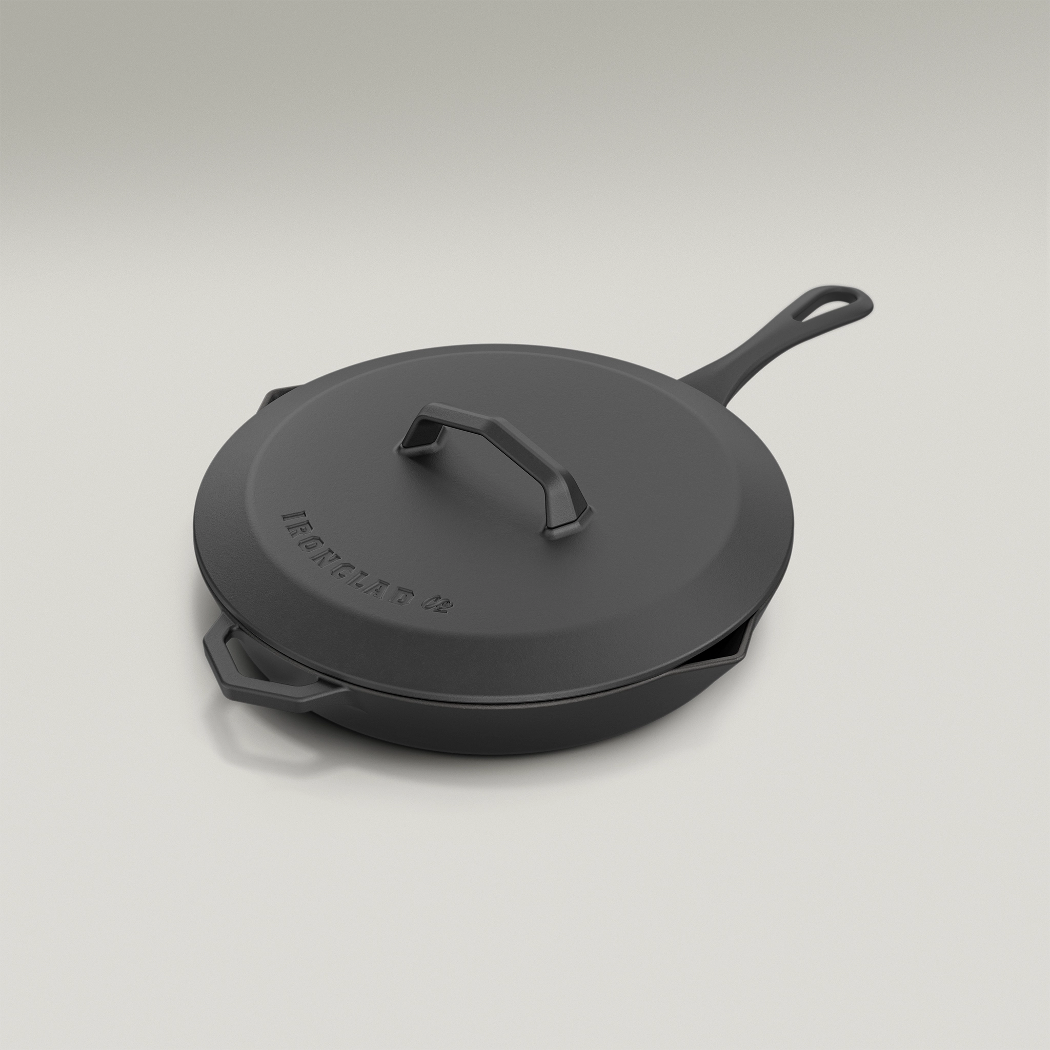28cm Enamel Legacy Pan & Lid by Ironclad Co.