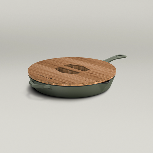28cm Serving Lid & Enamel Legacy Pan