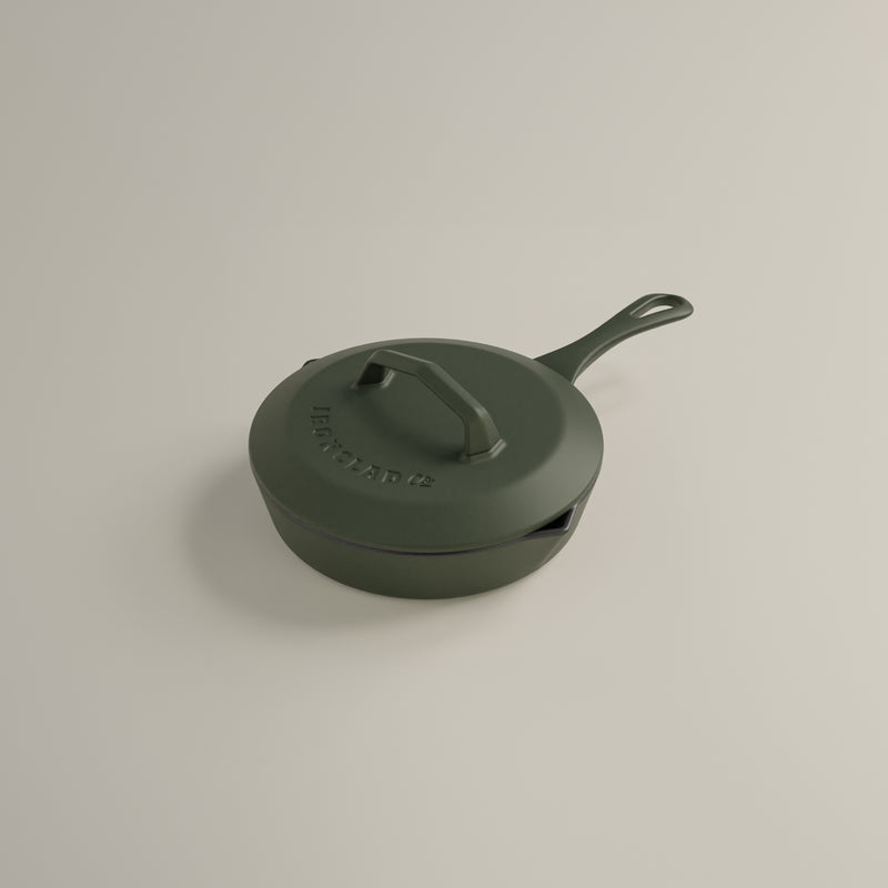 20cm Olive Leaf Satin Enamel Lil Legacy Lid