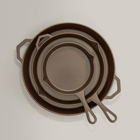 Legacy Set - Three Seasoned Cast Iron Skillets