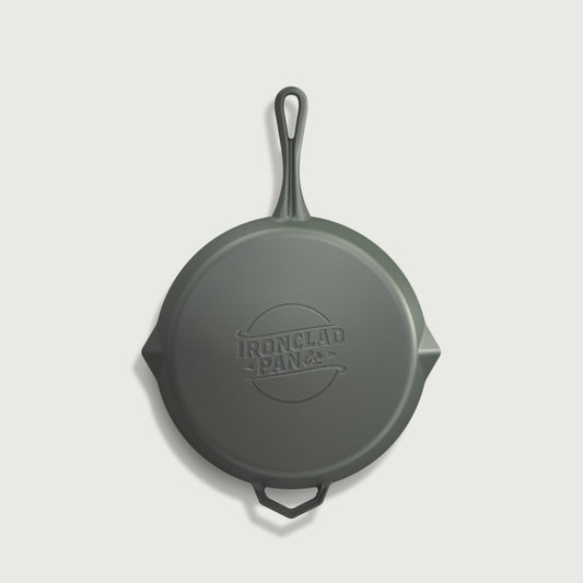 28cm Satin Enamel Legacy Pan & Lid by Ironclad Co.