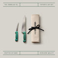 Load image into Gallery viewer, Father’s Day Knife Set by Ironclad Co. Eco-Friendly Ghost Knives & Knife Roll
