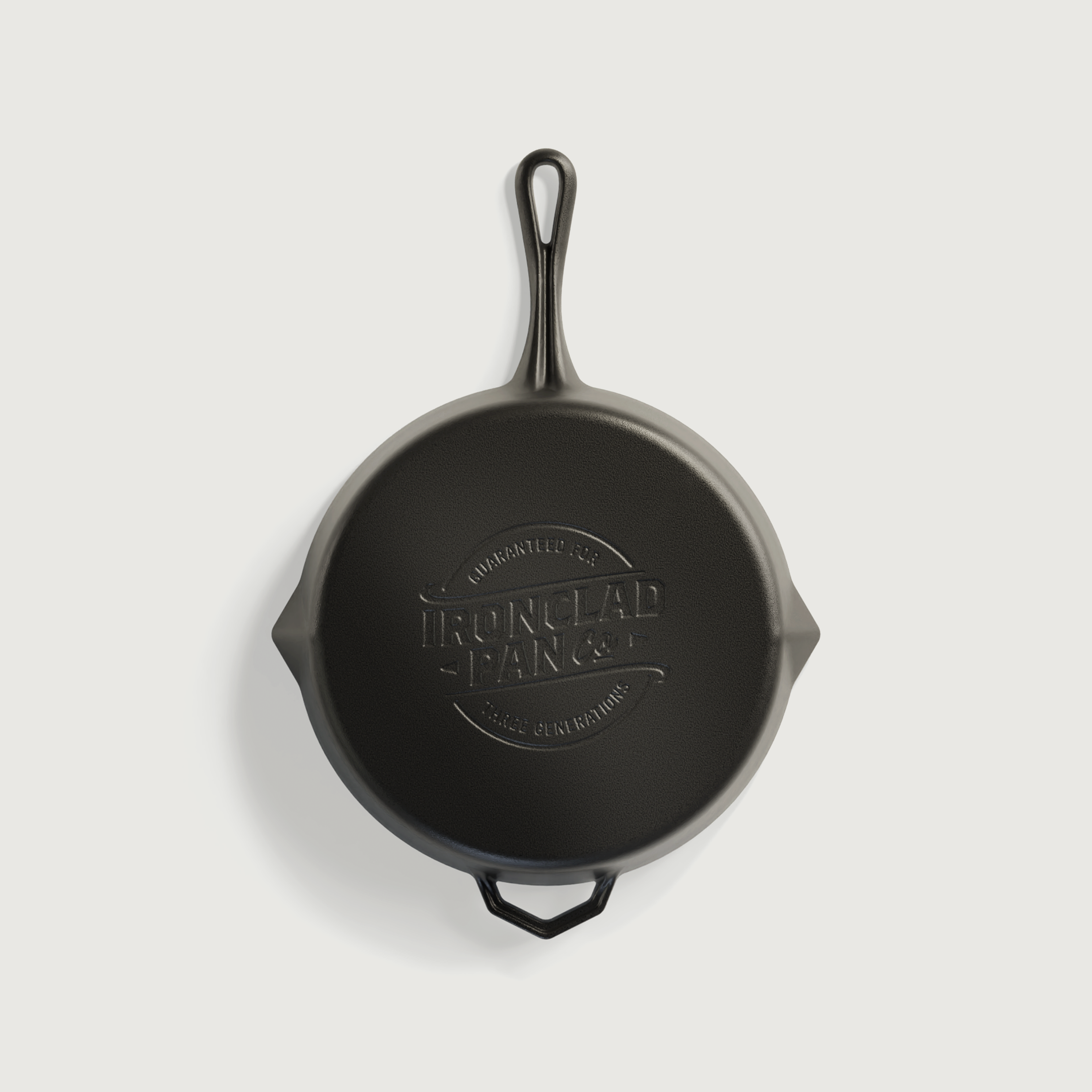 The Legacy Pan by Ironclad Co. Handcrafted 28cm Cast Iron Pan