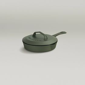 20cm Olive Leaf Satin Enamel Lil Legacy Pan & Lid