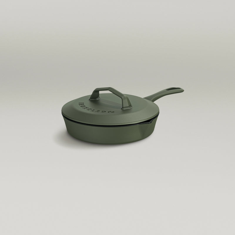 20cm Olive Leaf Satin Enamel Lil Legacy Lid