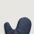 The Denim Oven Mitt. Handcrafted Durable Cotton Oven Mitt