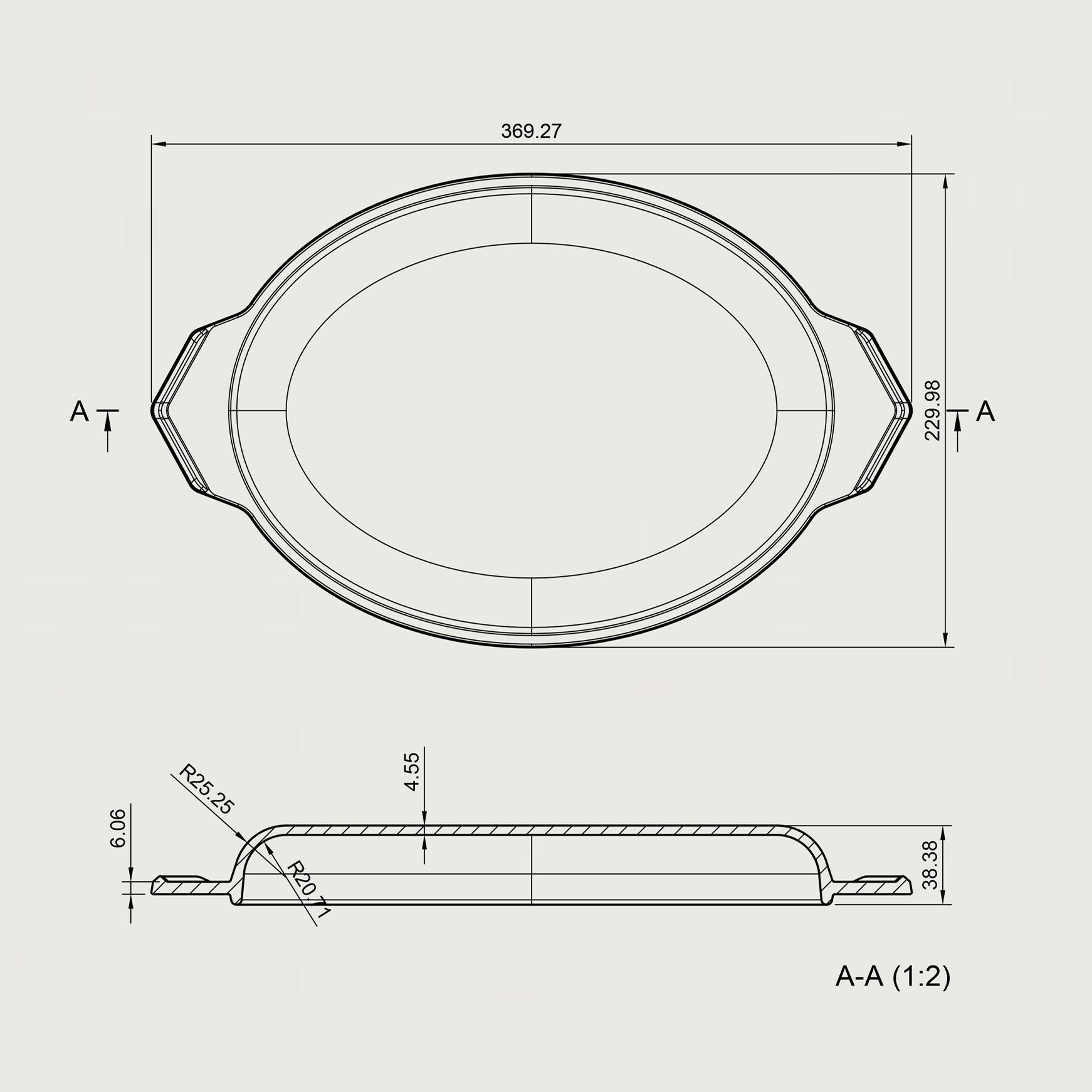 The Old Dutch by Ironclad Co. Handcrafted 4.5L Double Dutch Oven