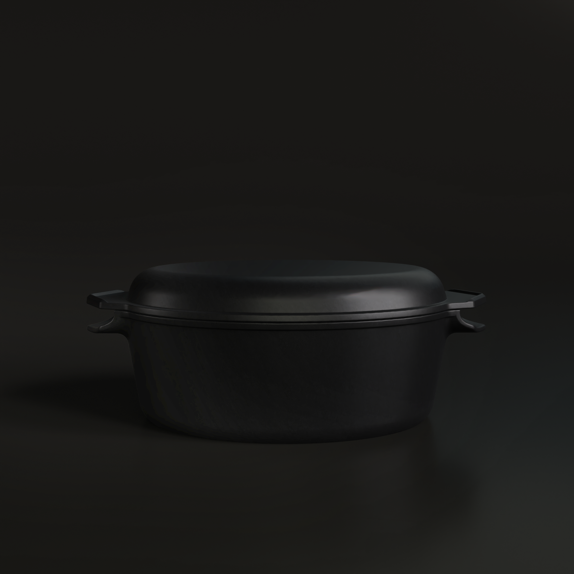4.5L Antique Black Satin Enamel Old Dutch
