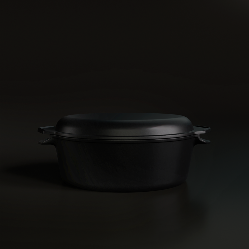 4.5L Antique Black Satin Enamel Old Dutch