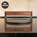 Load image into Gallery viewer, The Burger Press by Ironclad Co. Handcrafted 18cm Cast Iron Burger Smash
