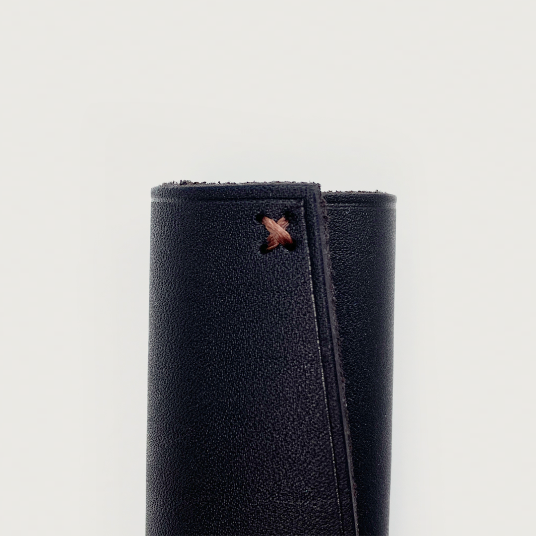The Leather Pan Snug. Heatproof Premium Leather Handle Cover