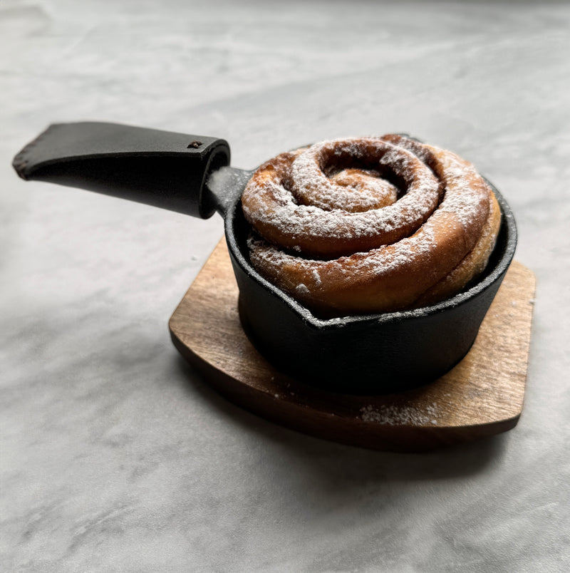 The Snug Junior by Ironclad Co. Premium Leather Handle Cover for our 10cm Pan