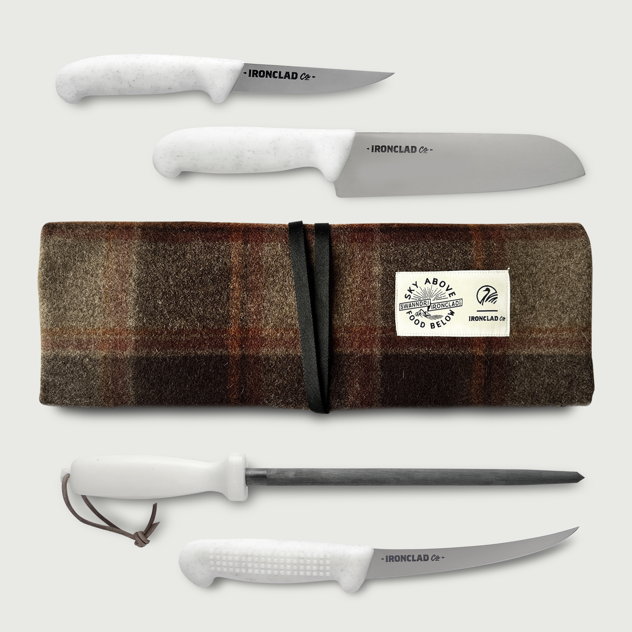 Swanndri x Ironclad Wool Knife & Roll Collection