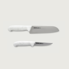 The Essential Knife Set. Handcrafted 10cm Paring Knife & 18cm Santoku Knife