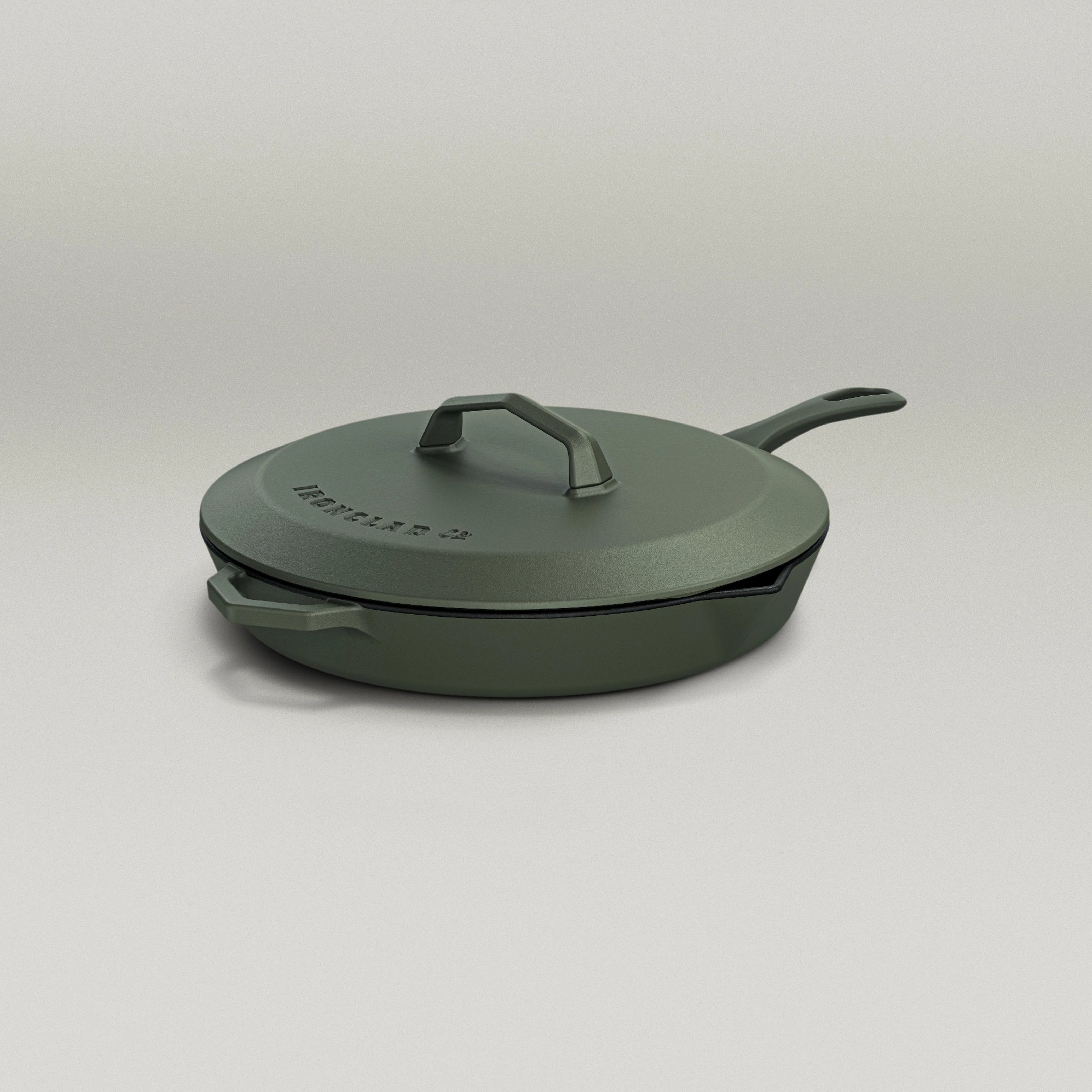 28cm Olive Leaf Satin Enamel Legacy Lid