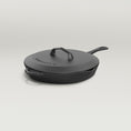 Load image into Gallery viewer, 28cm Satin Enamel Legacy Pan & Lid by Ironclad Co.

