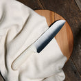 Load image into Gallery viewer, Father’s Day Wool Knife Set with Santoku & Boning Knives in a Canvas Roll
