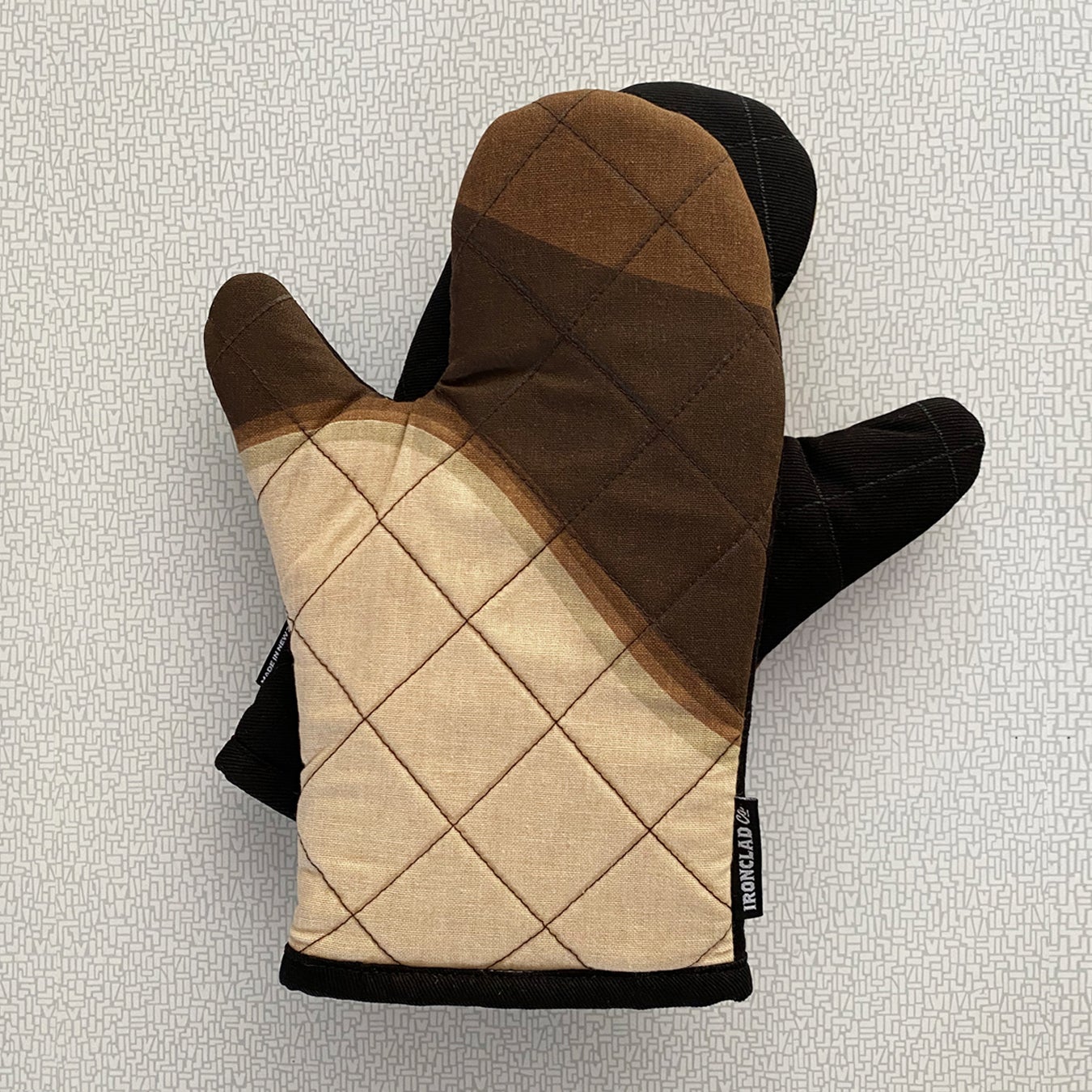 Grandma's Hands by Ironclad Co. Handmade Vintage Fabric Oven Mitts