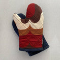 Load image into Gallery viewer, Grandma's Hands by Ironclad Co. Handmade Vintage Fabric Oven Mitts
